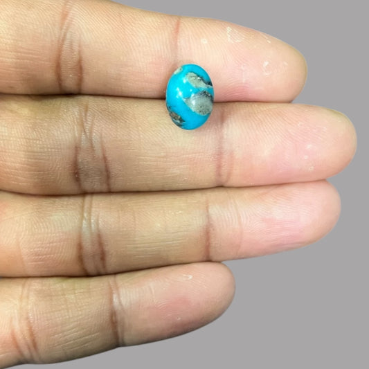 Turquoise Buy Online 4.35 Carats 12.4 x 9.2 x 5.5 mm in Oval