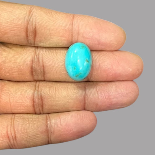 Turquoise Cabochon 13.78 Carats 19 x 13.2 x 8.3 mm in Oval