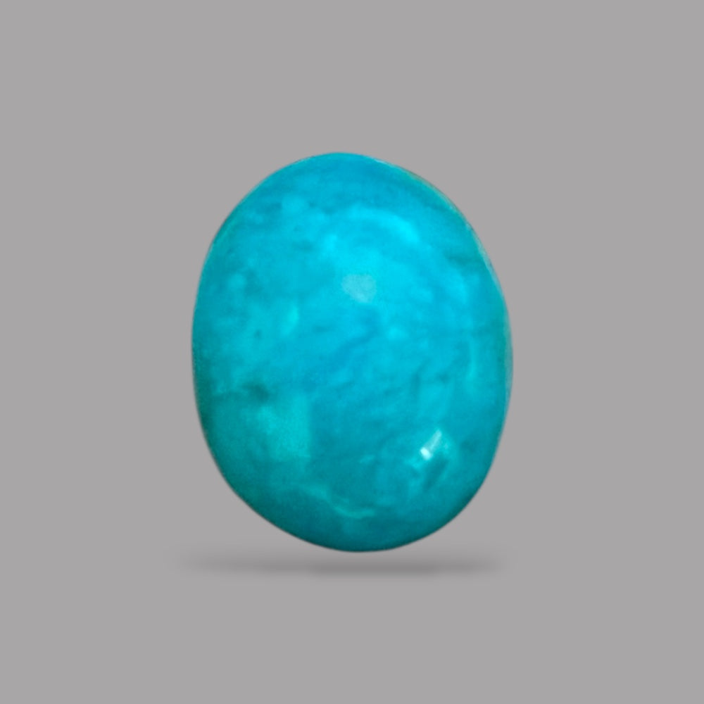 Turquoise Cabochons For Sale 14.64 Carats 17.7 x 14.2 x 8.9 mm in oval