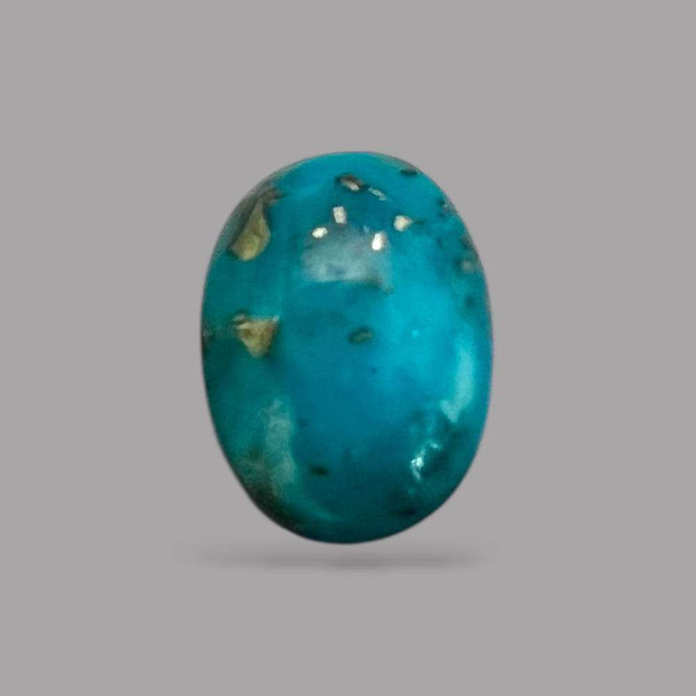 Turquoise Cabochons For Sale 2.57 Carats 10.5 x 7.8 x 4.4 mm in oval