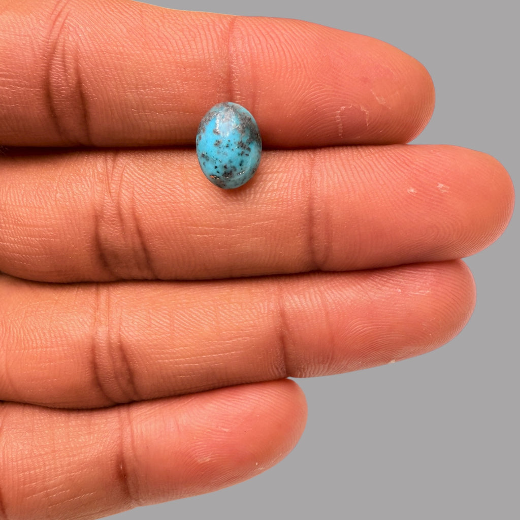 Turquoise Cabochons For Sale 2.81 Carats 10.6 x 8 x 5 mm in Oval