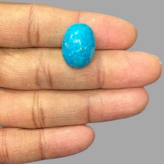 Turquoise Cabochons For Sale 20.99 Carats 19.8 x 14.5 x 10.2 mm in Oval
