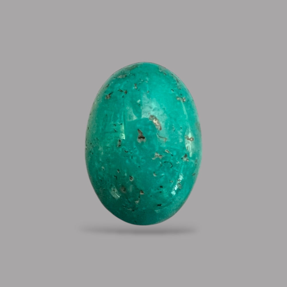 Turquoise Cabochons For Sale 24.83 Carats 23.1 x 16.6 x 10.4 mm in Oval
