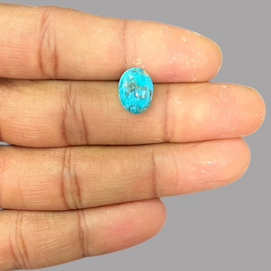 Turquoise Cabs For Sale 3.13 Carats 12.5 x 9.4 x 3.6 mm in Oval