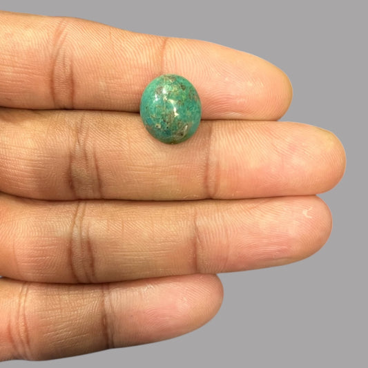 Turquoise Cabs For Sale 7.88 Carats 14.1 x 12.3 x 7 mm in Oval
