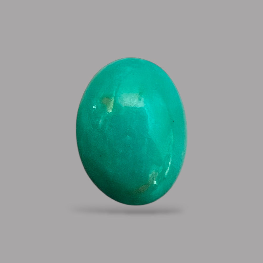 Turquoise Crystal 10.61 Carats 15.8 x 12 x 9.2 mm in Oval