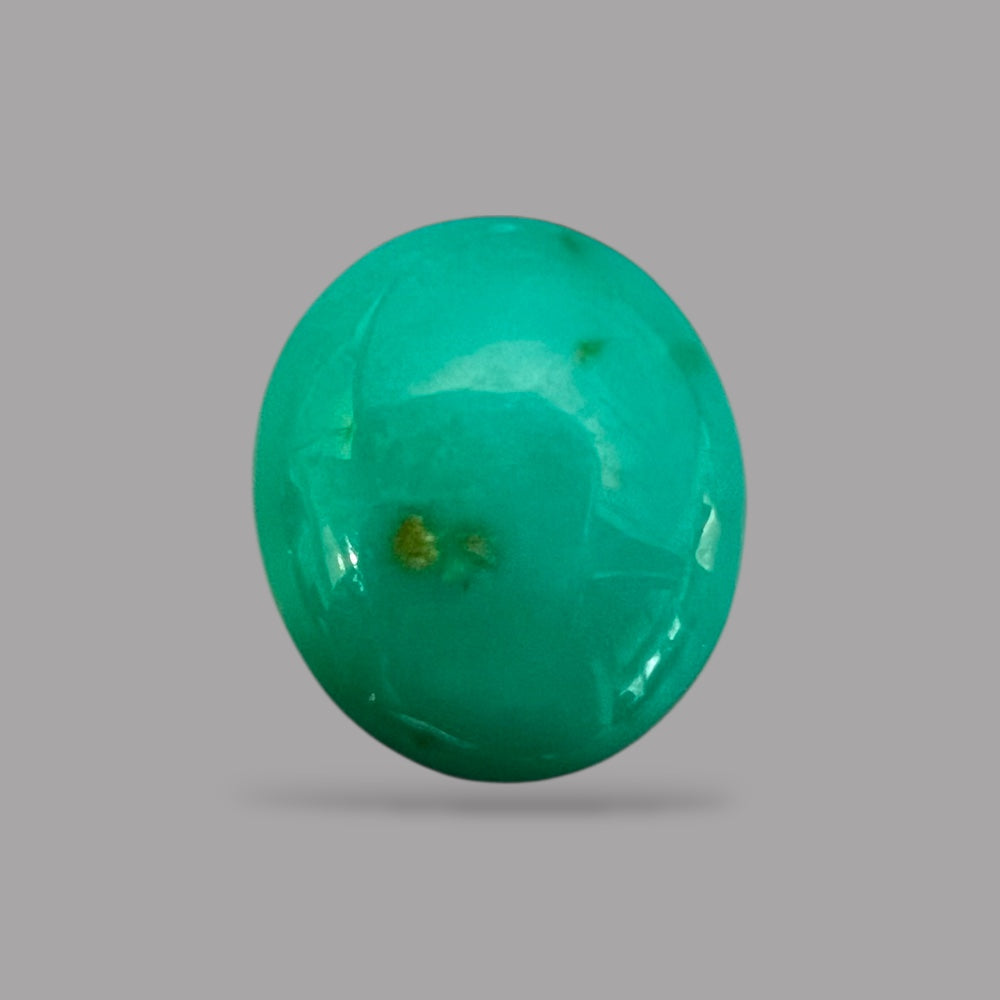 Turquoise Crystal 10.61 Carats 16.7 x 14.4 x 6.5 mm in Oval