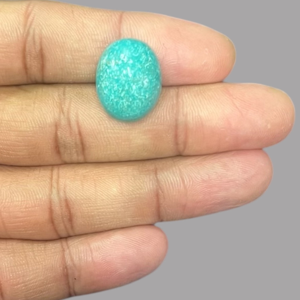Turquoise Crystal 18.53 Carats 19.1 x 15 x 9.9 mm in Oval