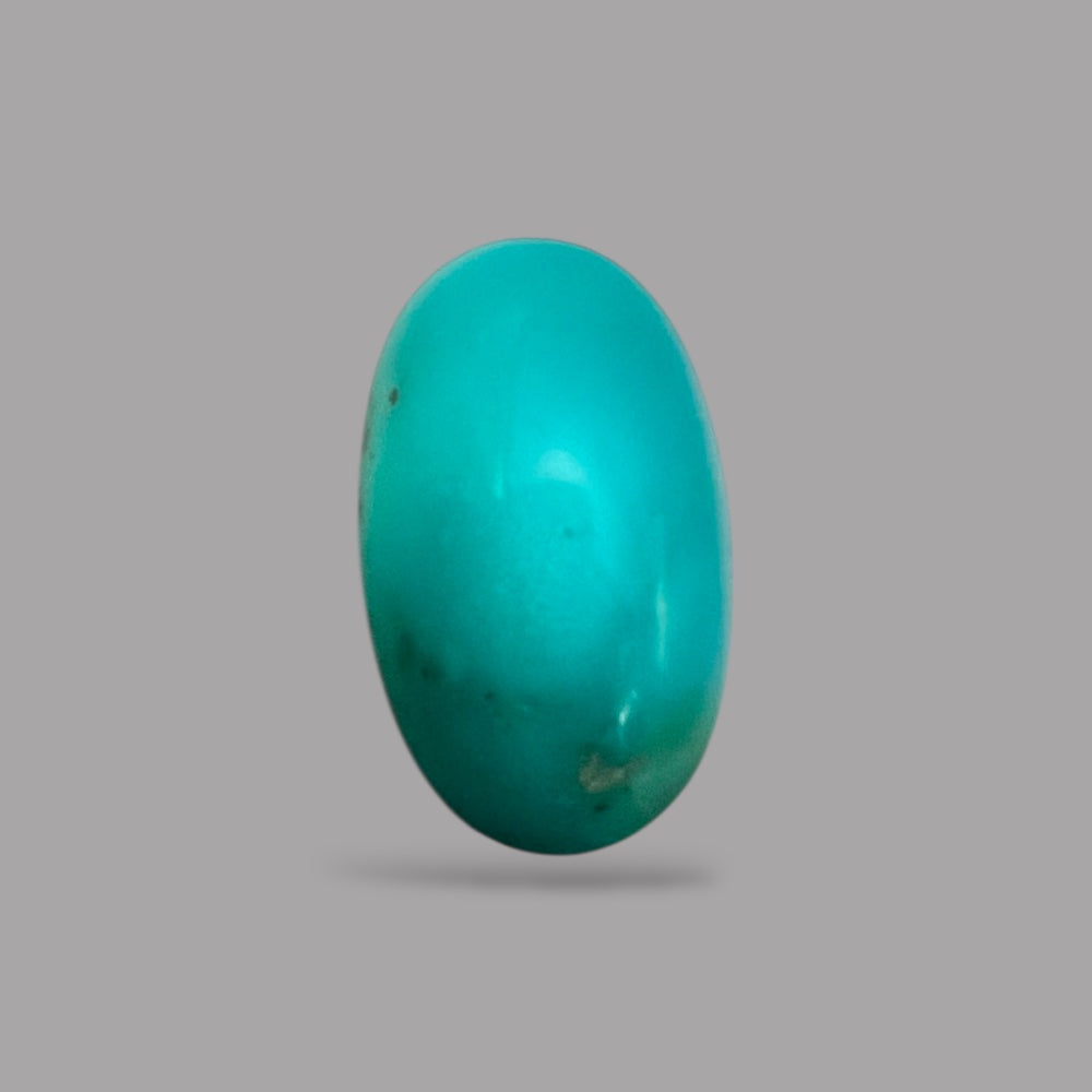 Turquoise Crystal 23.12 Carats 24.7 x 14.6 x 11.5 mm in Oval