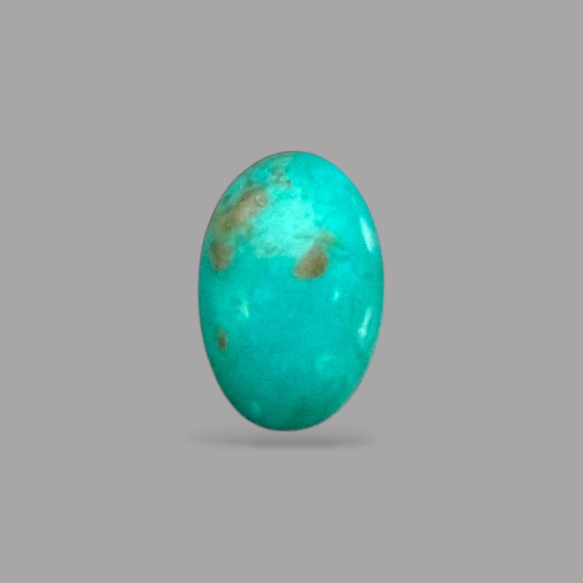 Turquoise Crystal 3.43 Carats 13 x 8.7 x 5.1 mm in Oval