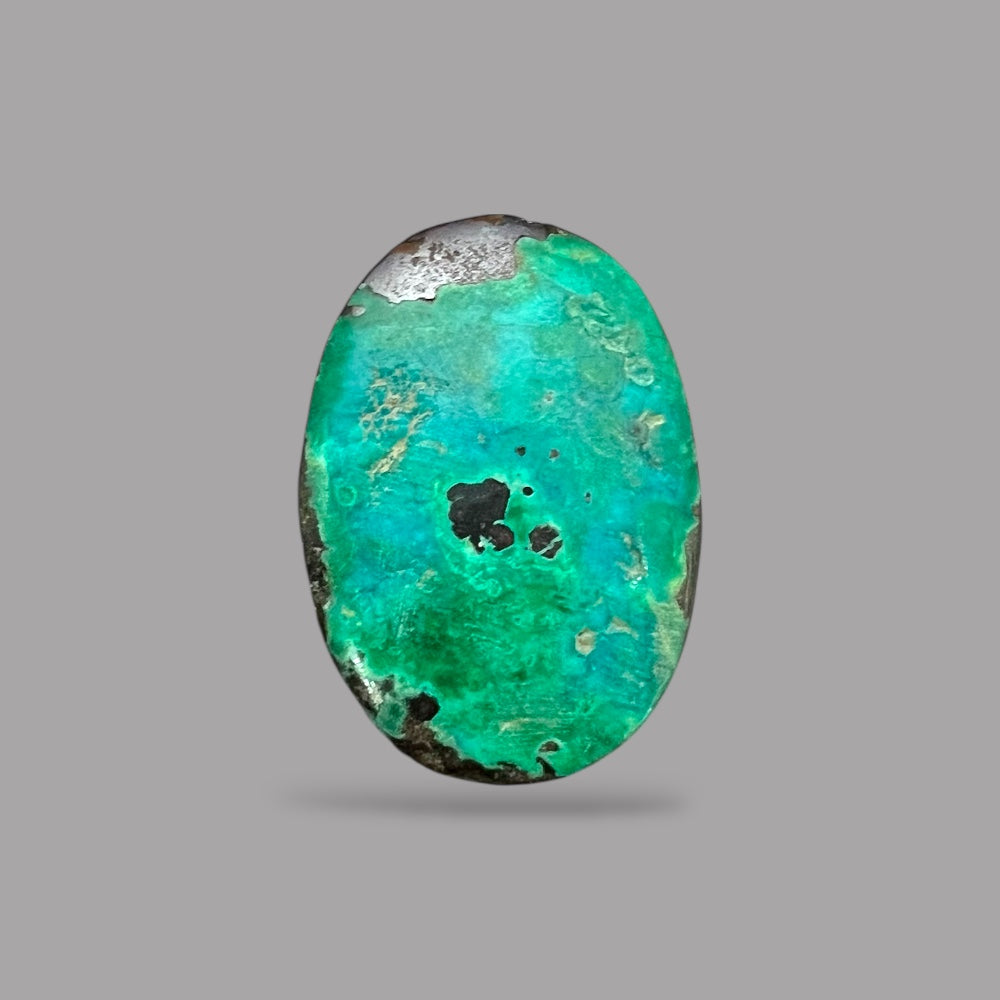 Turquoise Crystal 35.57 Carats 27.1 x 19 x 9 mm in Oval