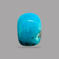 Turquoise Crystal 4.25 Carats 10.1 x 7.3 x 6.3 mm in Cushion