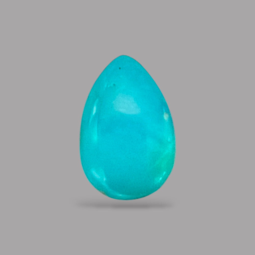 Turquoise Crystal 4.84 Carats 14.9 x 9.8 x 5 mm in Pear