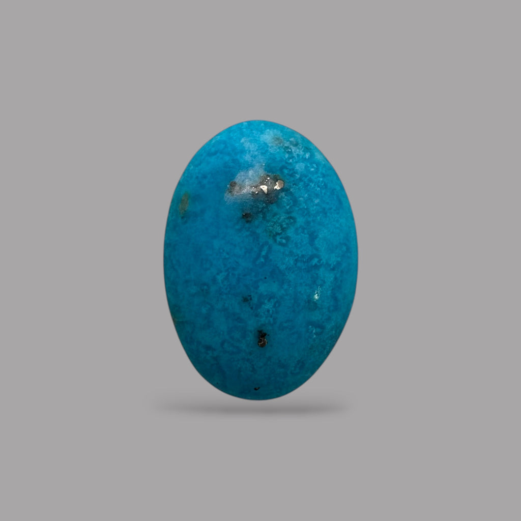 Turquoise Crystal Stone 3.21 Carats 14 x 9.7 x 3.4 mm in Oval
