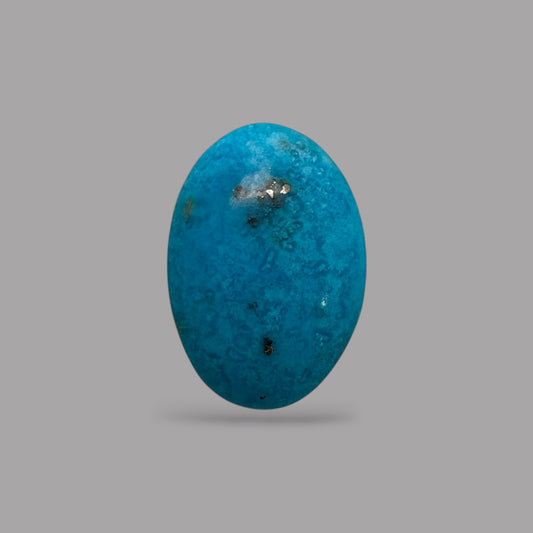 Turquoise Crystal Stone 3.21 Carats 14 x 9.7 x 3.4 mm in Oval