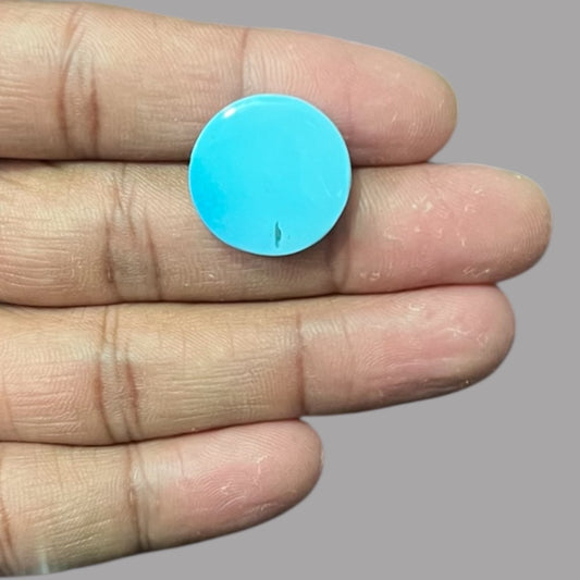 Turquoise For Sale 14.54 Carats 19.8 x 4.8 mm in Round