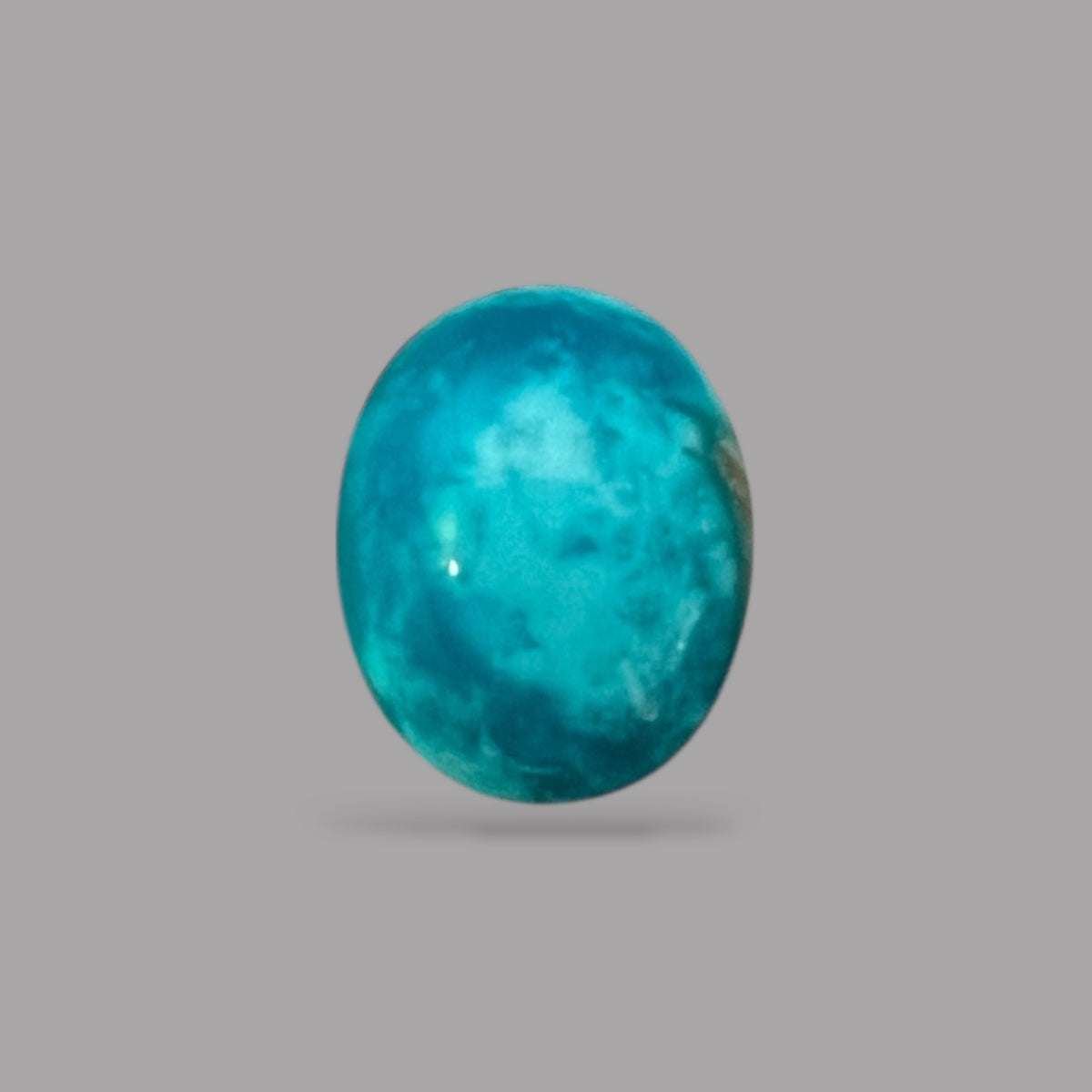 Turquoise For Sale 3.88 Carats 12 x 9.7 x 4.9 mm in Oval
