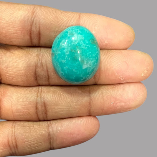 Turquoise For Sale 42.53 Carats 26.6 x 22.3 x 11.4 mm in Oval