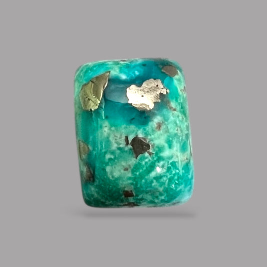 Turquoise For Sale 5.81 Carats 11.1 x 8.6 x 6.5 mm in Cushion