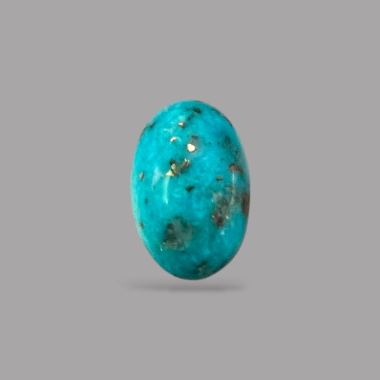Turquoise For Sale 7.19 Carats 15.1 x 10.1 x 7.1 mm in Oval