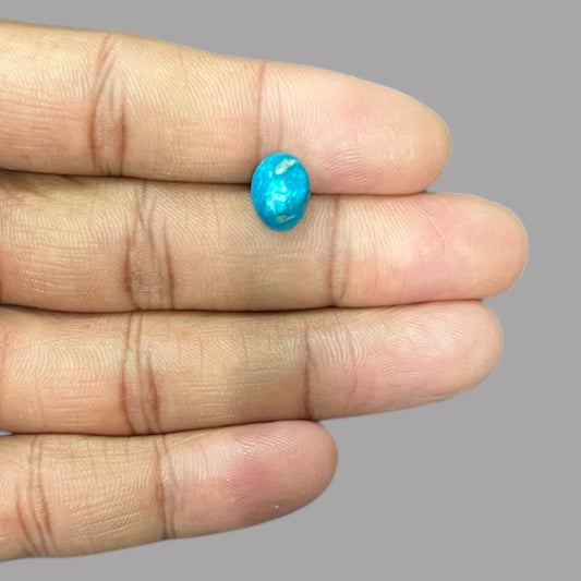 Turquoise Gem 2.51 Carats 10.7 x 8.1 x 4.3 mm in oval