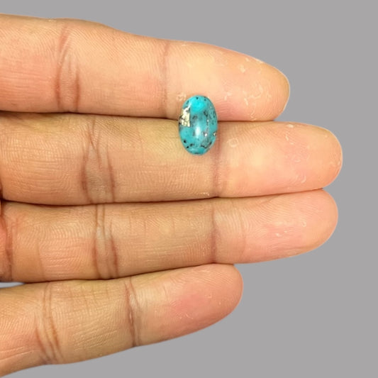 Turquoise Gem 4.21 Carats 12.5 x 8.1 x 5 mm in Oval
