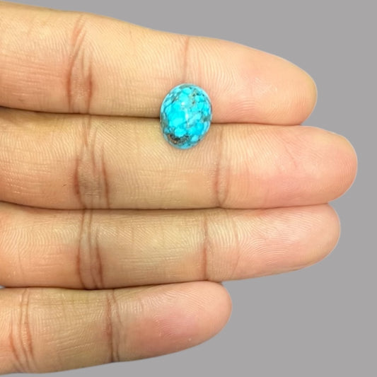 Turquoise Gem 5.90 Carats 12.5 x 10 x 6.5 mm in oval