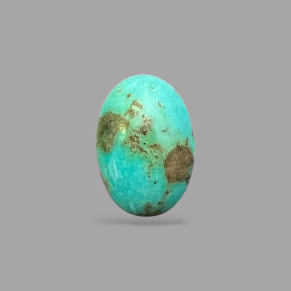 Turquoise Gem 9.02 Carats 17.5 x 11.9 x 7.1 mm in Oval