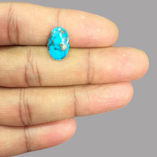 Turquoise Gems For Sale 4.47 Carats 14.6 x 9.4 x 3.4 mm in Oval 
