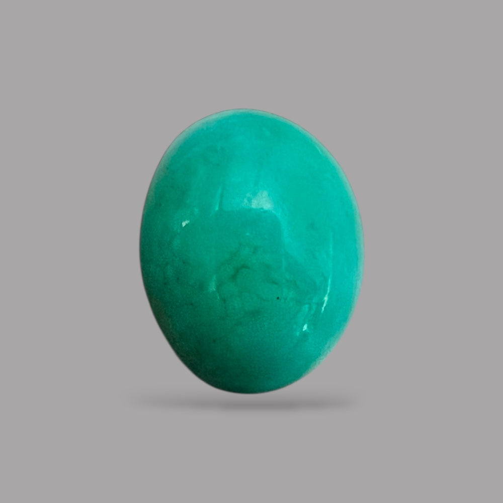 Turquoise Gemstone 11.11 Carats 15.6 x 12.2 x 9.7 mm in Oval