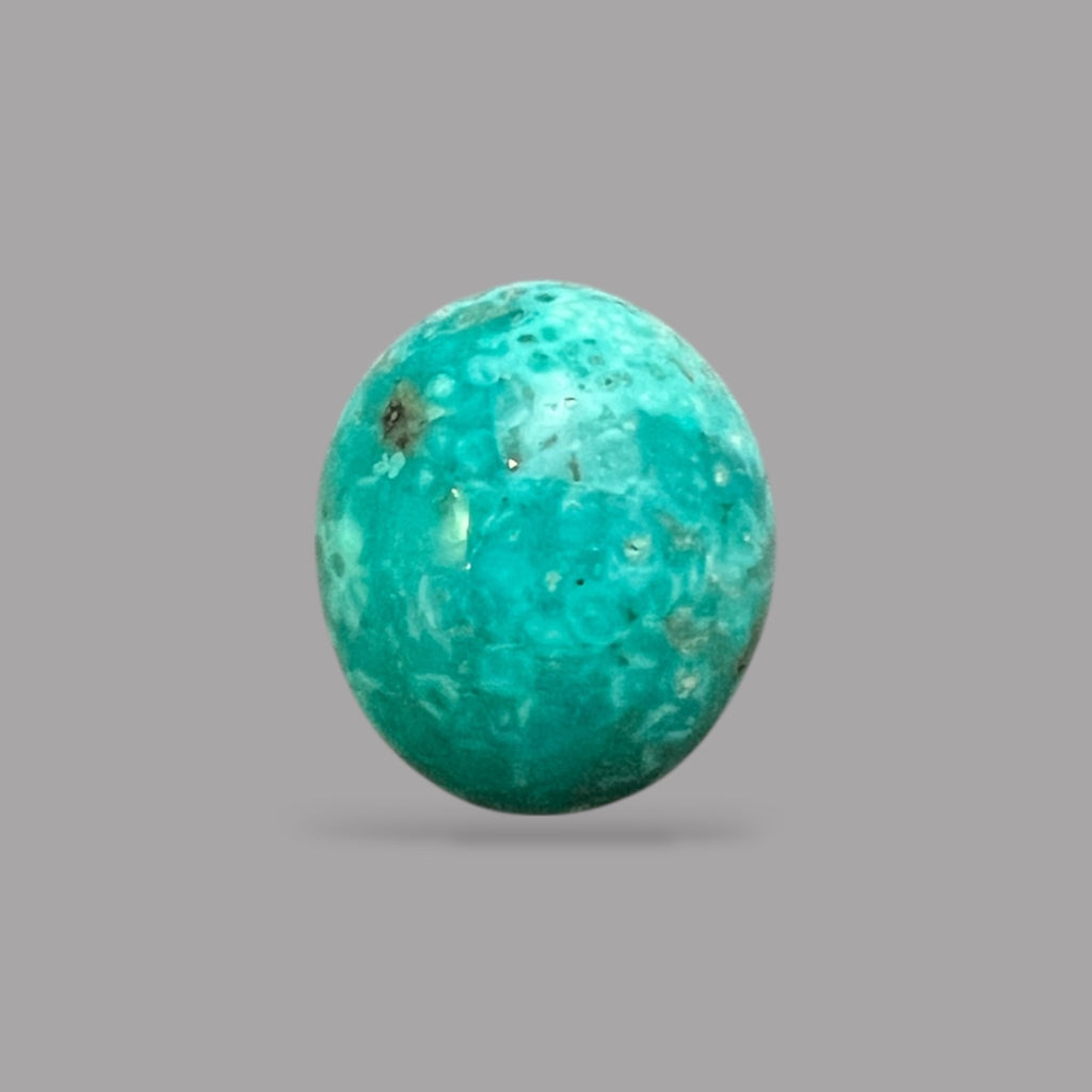 Turquoise Gemstone 12.11 Carats 16.2 x 13.7 x 8.5 mm in Oval