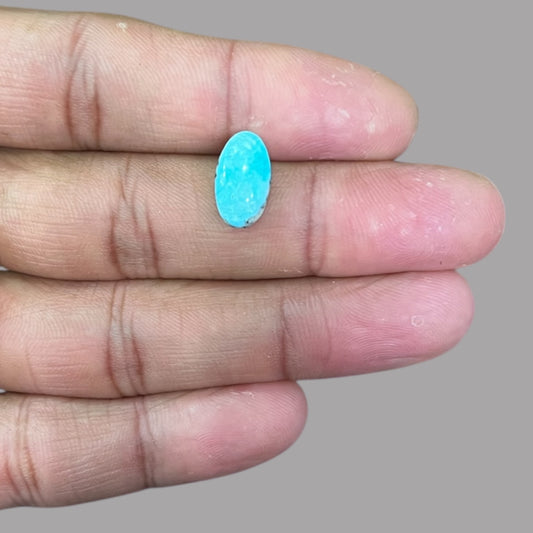 Turquoise Gemstone 2.51 Carats 13.4 x 7.8 x 3.5 mm in Oval