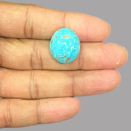 Turquoise Gemstone 29.11 Carats 20.8 x 17.3 x 12 mm in Oval