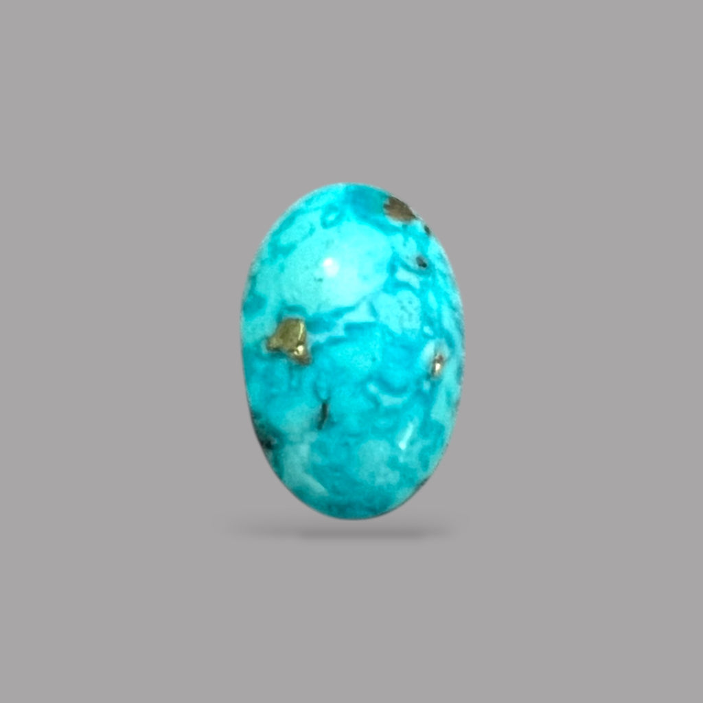 Turquoise Gemstone 3.74 Carats 12.5 x 8.3 x 5.1 mm in Oval