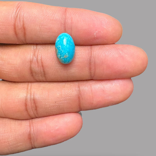 Turquoise Gem 5.48 Carats 13.9 x 8.9 x 6.5 mm in Oval