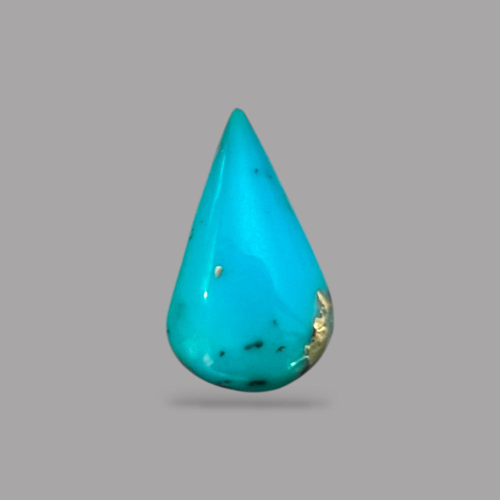 Turquoise Gemstone 4.39 Carats 19.7 x 11.5 x 3.8 mm in Pear