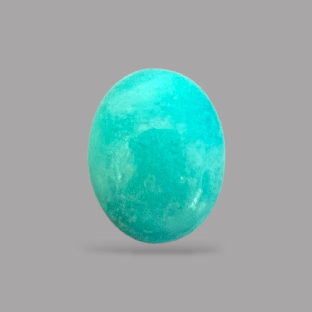 Turquoise Gemstone 4.59 Carats 13 x 10.1 x 6 mm in Oval