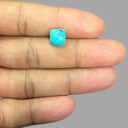 Turquoise Gemstone 5.01 Carats 9.5 x 8.9 x 7.1 mm in Cushion