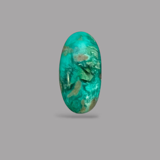 Turquoise Gemstone For Sale 8.84 Carats 21.3 x 10.8 x 5.4 mm in Oval