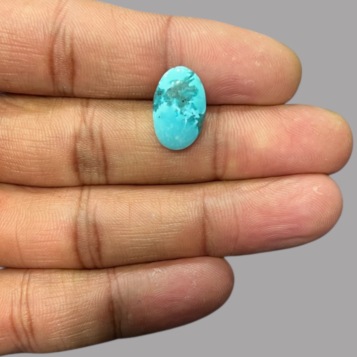 Turquoise Pieces For Sale 4.93 Carats 16 x 10.2 x 4 mm in Oval
