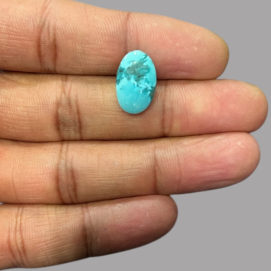 Turquoise Pieces For Sale 4.93 Carats 16 x 10.2 x 4 mm in Oval