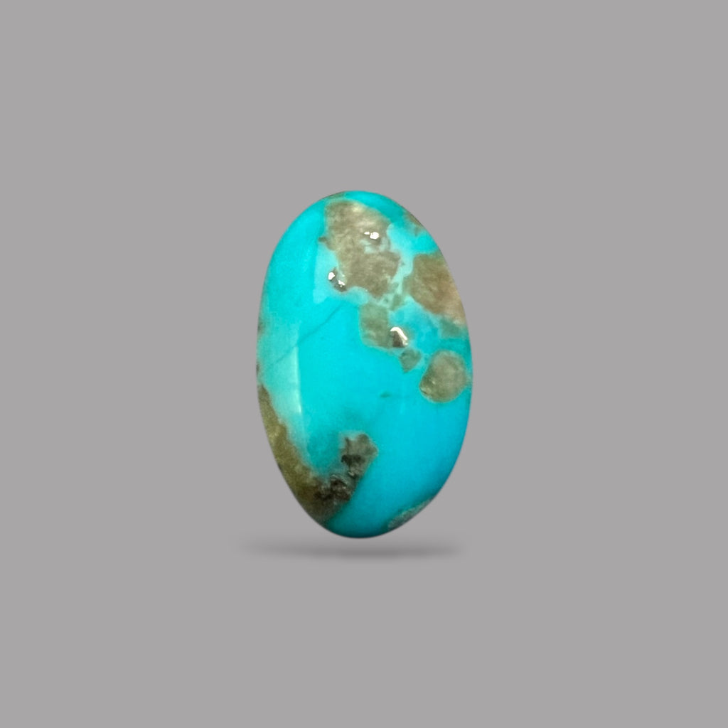 Turquoise Pieces For Sale 5.51 Carats 16.4 x 10 x 4.5 mm in Oval