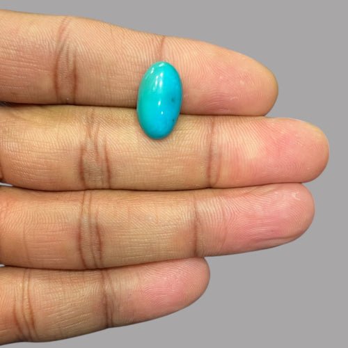Turquoise Raw Stone For Sale 3.74 Carats 16.3 x 9.4 x 4 mm in Oval