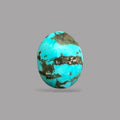 Turquoise Raw Stone For Sale 5.82 Carats 14.5 x 11.5 x 4.6 mm in Oval
