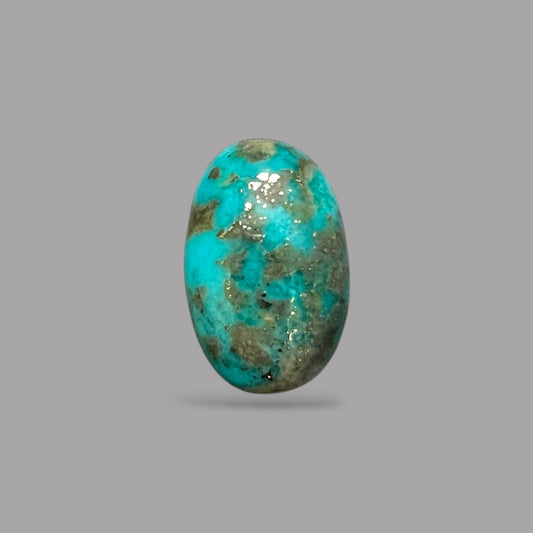 Turquoise Rock For Sale 5.75 Carats 15 x 9.7 x 5.5 mm in Oval 