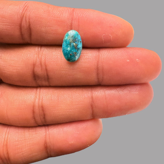 Turquoise Rough For Sale 3.41 Carats 13.3 x 8.3 x 4.3 mm in Oval