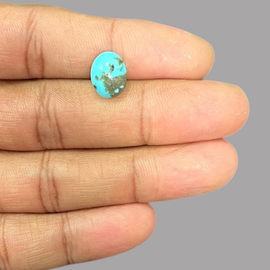 Turquoise Beads For Sale 4.05 Carats 12 x 9.2 x 5.7 mm in Oval