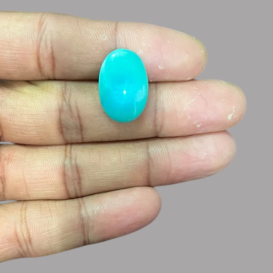 Turquoise Rough For Sale 6.66 Carats 21 x 14.1 x 3.6 mm in Oval
