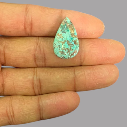 Turquoise Stone 15.93 Carats 25 x 15.5 x 6.3 mm in Pear