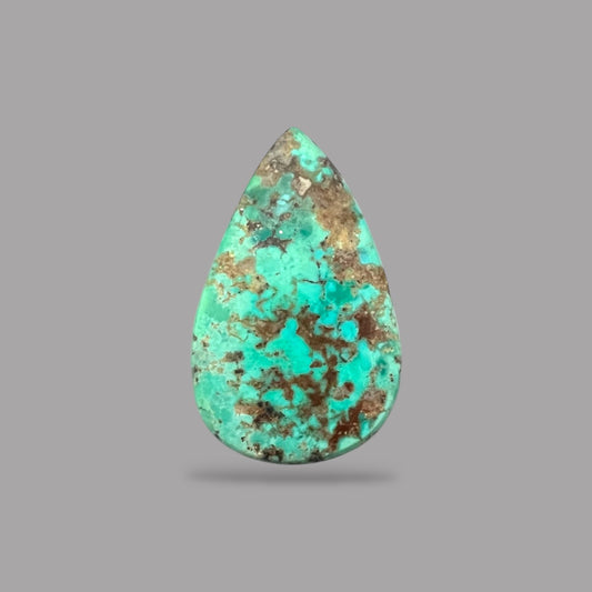 Turquoise Stone 15.93 Carats 25 x 15.5 x 6.3 mm in Pear